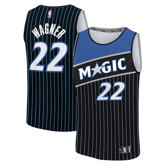 Franz Wagner Orlando Magic Fanatics Youth Fast Break Jersey - Statement Edition - Black
