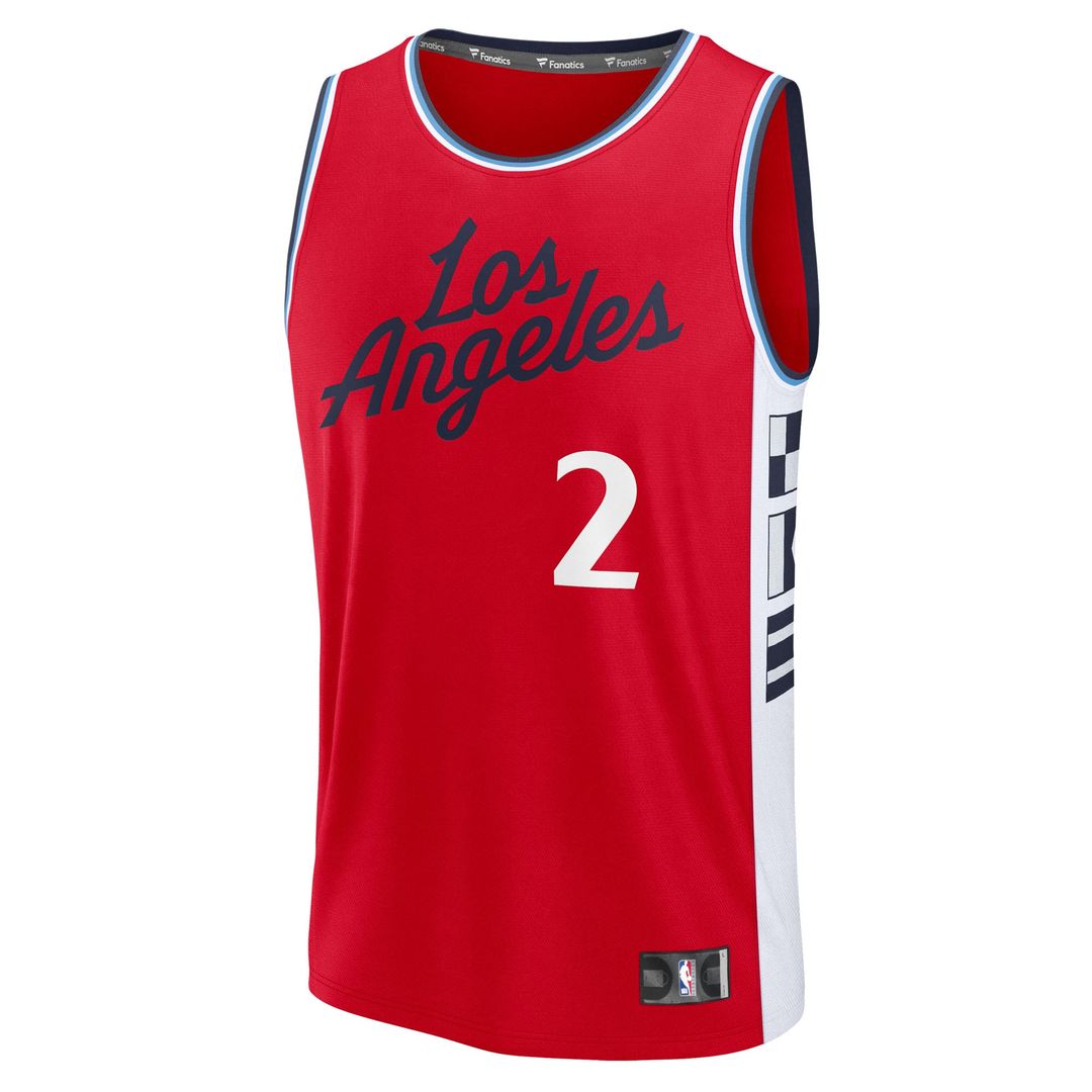 Kawhi Leonard LA Clippers Fanatics Fast Break Player Replica Jersey - Statement Edition - Red