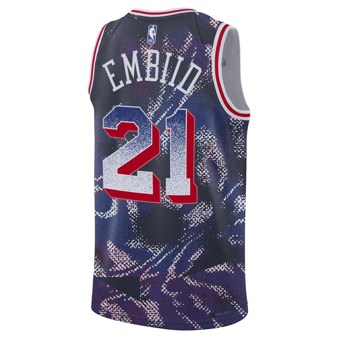 Joel Embiid Philadelphia 76ers Nike Unisex 2025 Select Series Player Swingman Jersey - Navy