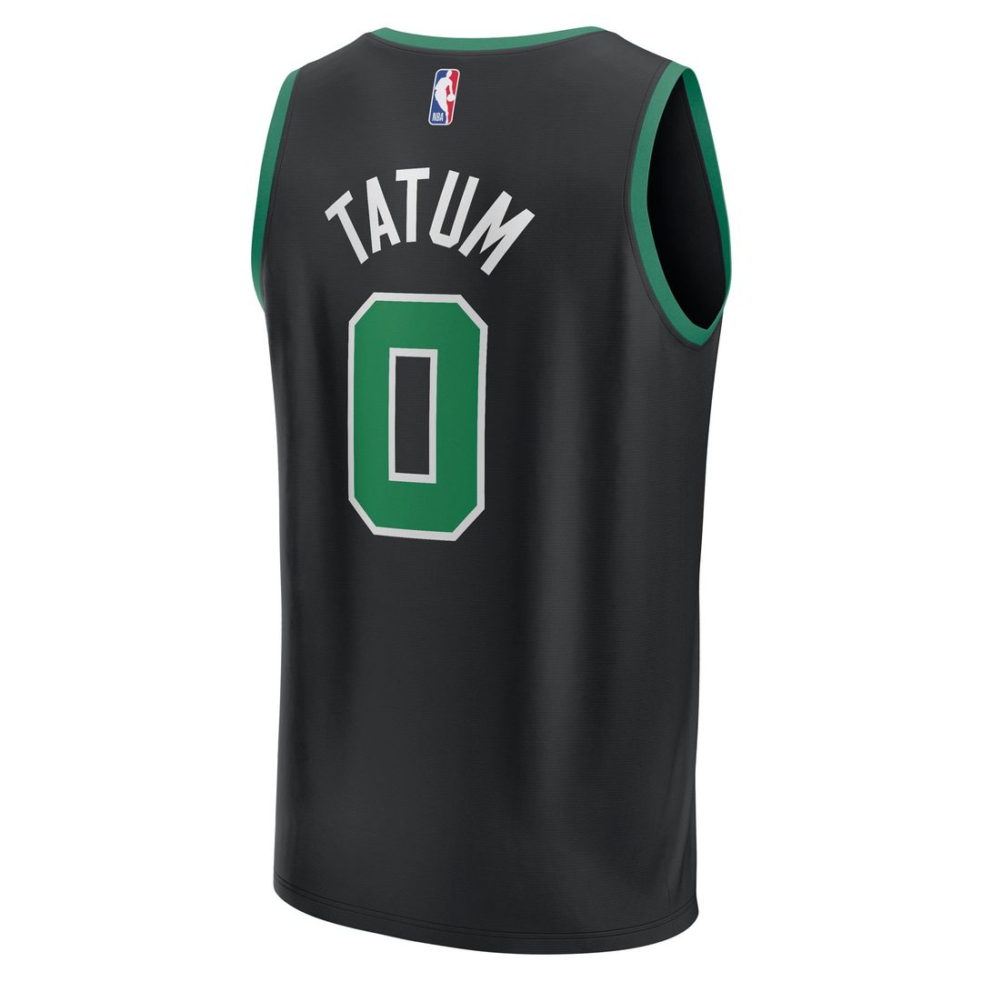 Jayson Tatum Boston Celtics Fanatics Fast Break Player Replica Jersey - Statement Edition - Black
