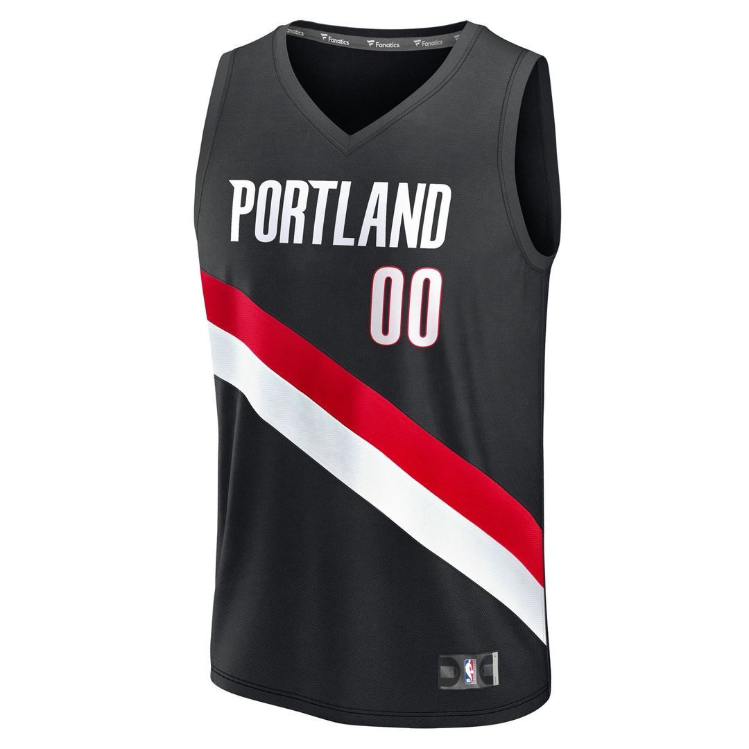 Scoot Henderson Portland Trail Blazers Fanatics Youth Fast Break Player Replica Jersey - Icon Edition - Black